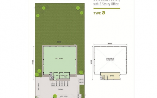 Skudai  Single Storey Detached Factory For Rent