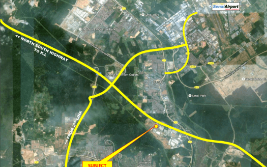 Senai Single Storey Detached Factory For Sales