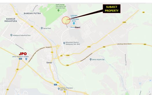 Senai Industrial Land for Sales