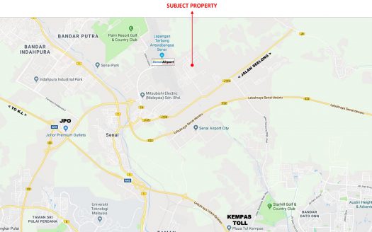 Senai Industrial Land for Sales