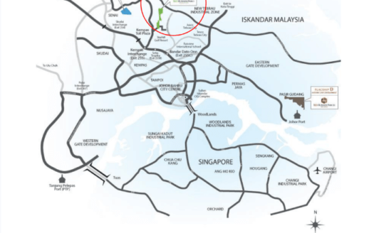 Kempas Semi Detached Cluster Factory For Rent